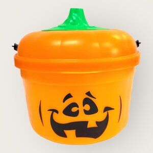 1993 McDonalds Happy Meal Jack O Lantern Boo Bucket Pumpkin Cookie Cutter B